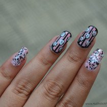 Spring Flowers Feat. my DIY Black & White Glitter Topper