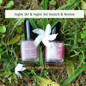 Inglot 367 & Inglot 302 Swatch & Review